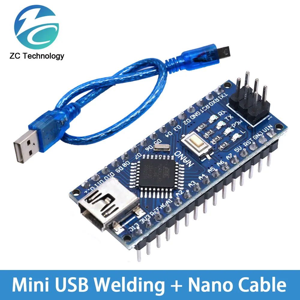 Mini / Type-C / Micro USB Nano 3.0 With the Bootloader Compatible Nano Controller for Arduino CH340 USB Driver 16Mhz ATMEGA328P