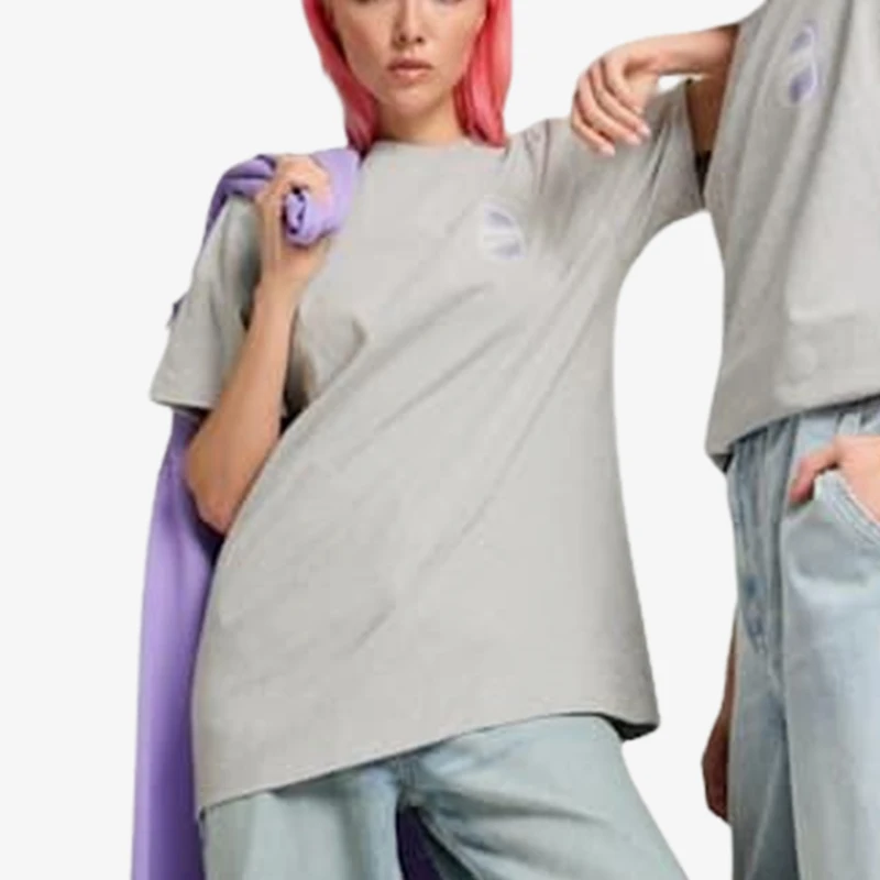 

Puma натуральная летняя женская трикотажная дышащая свободная уличная повседневная одежда с коротким рукавом 626755-04