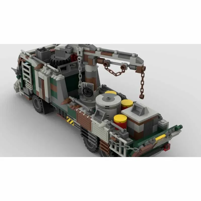 MOC-170128Doomsday مركبة مدرعة بنة Model1234 قطعة، لعبة مكعبات بناء عيد ميلاد الأولاد والأطفال وعيد الميلاد