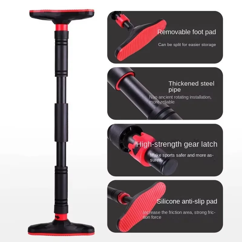 Height Adjustable Foldable Upper Tie - Multifunctional Home Fitness Equipment for Strength Training