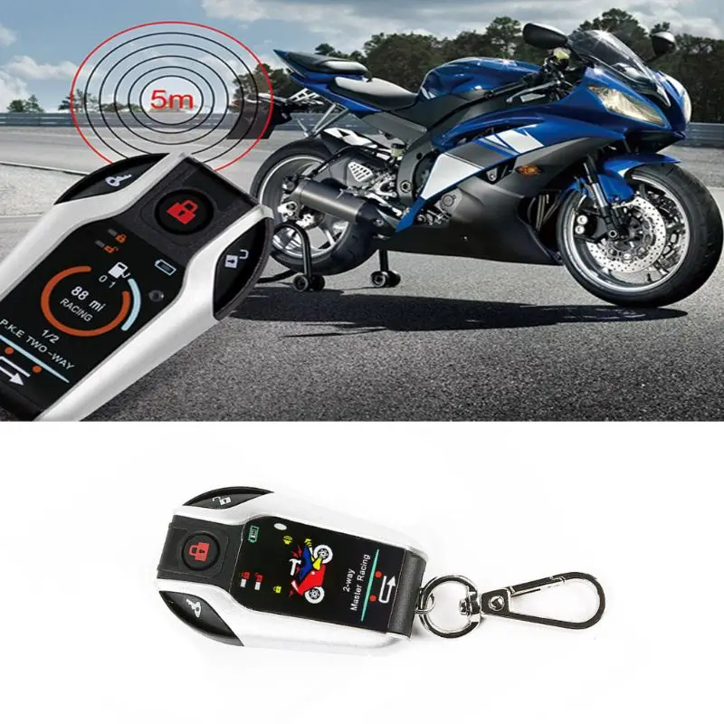 Two Way Motorcycle Alarm Motorbike for DC 12V Anti-theft Security System Universal Scooter Moto Motor Remote Engine Start Alarms