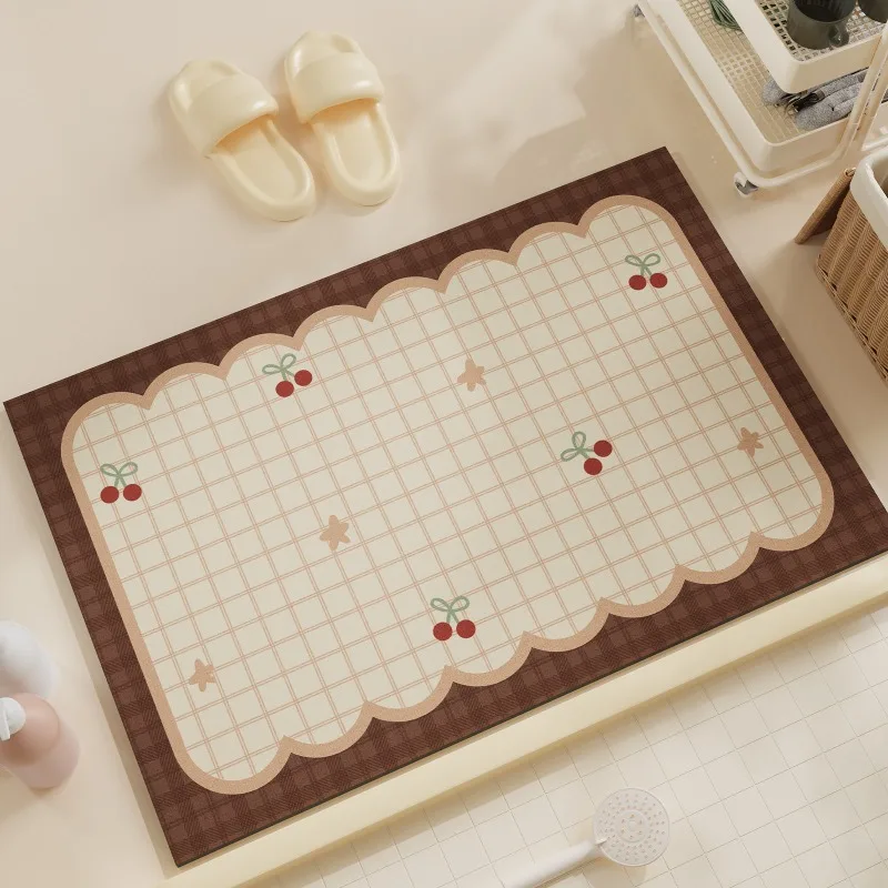 Bathroom absorbent diatom mud toilet doormat toilet toilet floor mat toilet carpet