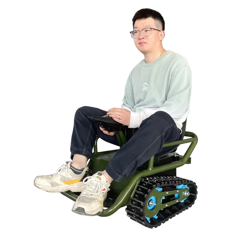 

Perambulator Carding Electric Track Small Tank Four-Wheel Atv Field Entertainment off-Road Children's Toys