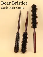 1pc professional anti-static curly hair comb bristle curling brush hair styling hair curling comb Special for real hair wigs