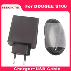 DOOGEE S100 Charger Fast Charger 66W NewOriginal Cell Phone Quick Charger TPYE-C USB Cable Data Line For DOOGEE S100 Smart Phone