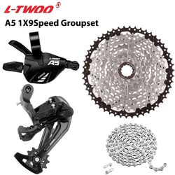 LTWOO A5 1X9Speed Groupset Shift Lever Rear Derailleur SUNSHINE Cassette 36T 40T 42T 46T 50T Newbie Chain for MTB Mountain Bike