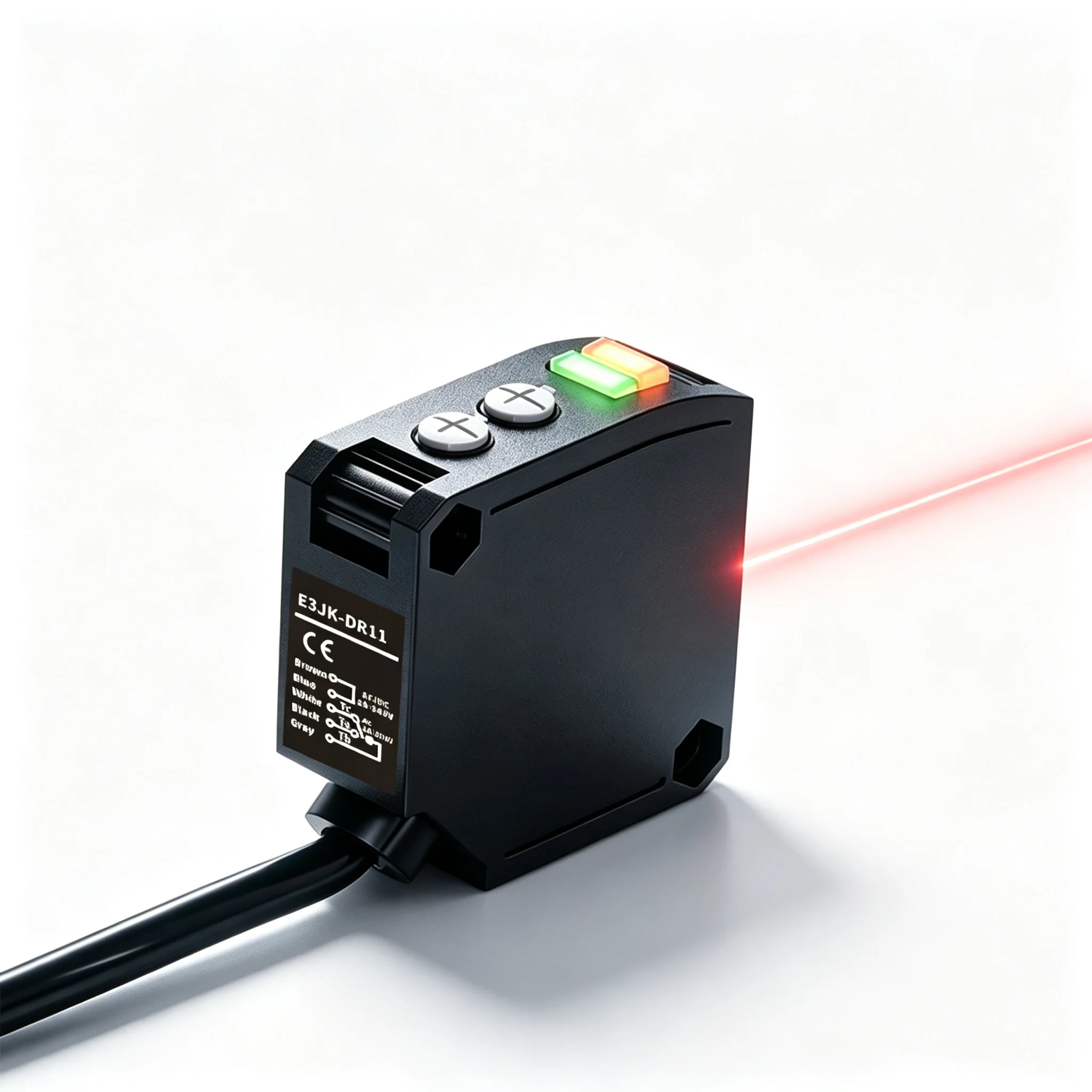 E3JK Photoelectric Sensor Diffuse Reflection Relay Output 24-240 AC/DC Universal Diffusion Optical Photoelectric Switch