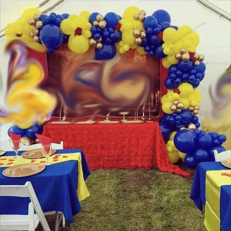 153-teiliges Prinzessinnen-Themen Folienballons Girlanden-Bogen-Set Geburtstags-Themenparty Dekoration Baby-Shower Kinderspielzeug Luftballons Zubehör