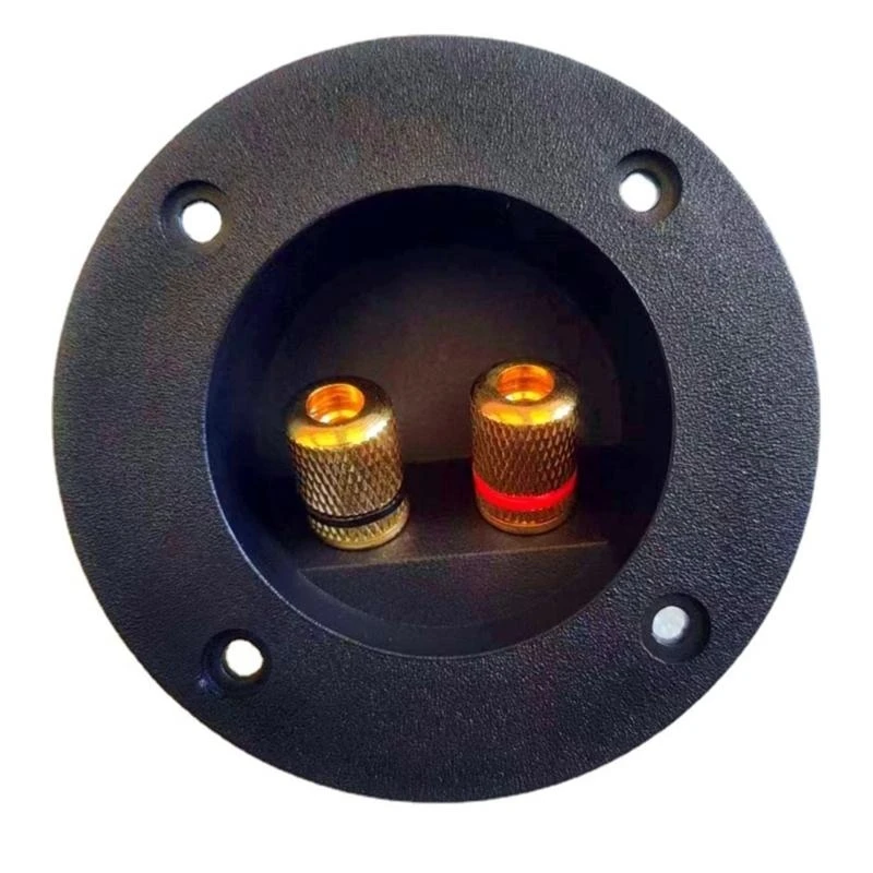 

F68B Speaker Junction Box Plastic Electronic Container Case Two-position Binding Post