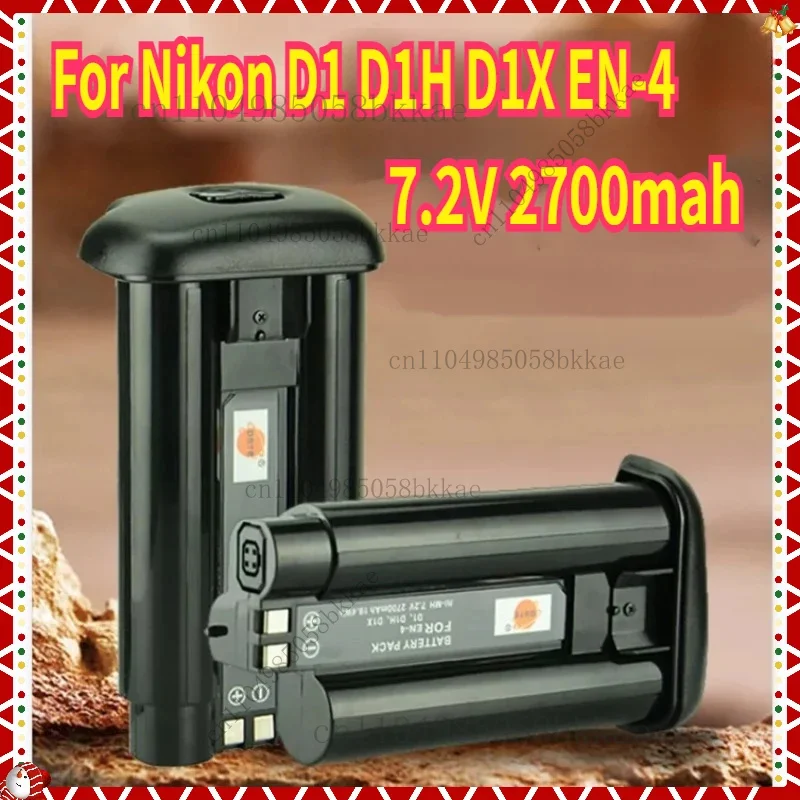 

Аккумулятор EN-4 EN 4 EN4 7,2 В, 2700 мАч для цифровых фотоаппаратов Nikon D1 D1H D1X