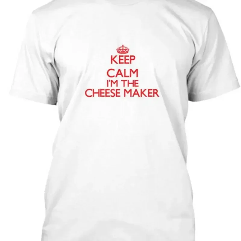 Keep Calm Im The Cheese Maker Na Premium T Shirt Made in USA S 5XL