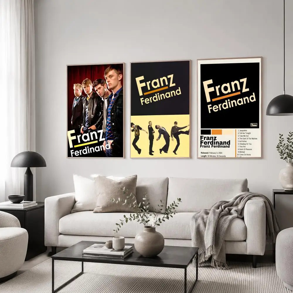 band Franz Ferdinand Poster poster stickers, suitable for bedroom, living room, home decoration