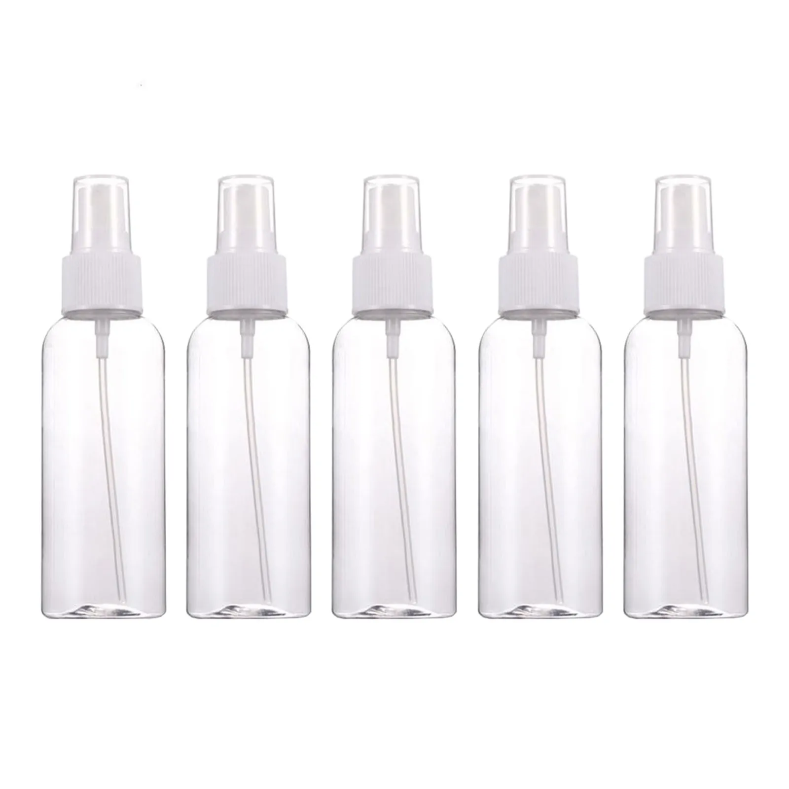 5 pièces 100ML capacité haute pression hydratant récipient vide Transparent en plastique vide vaporisateur bouteille petit vaporisateur