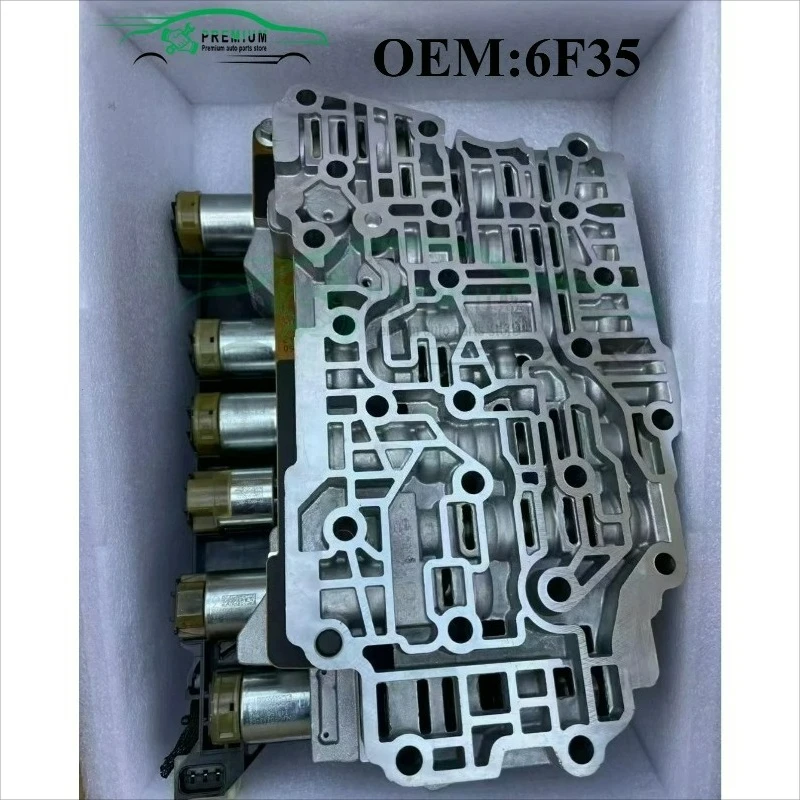 Conjunto de Válvulas de Transmissão 6F35 de Alta Qualidade Recondicionado com Solenoide, Compatível com Ford Fusion e Ford Escape
