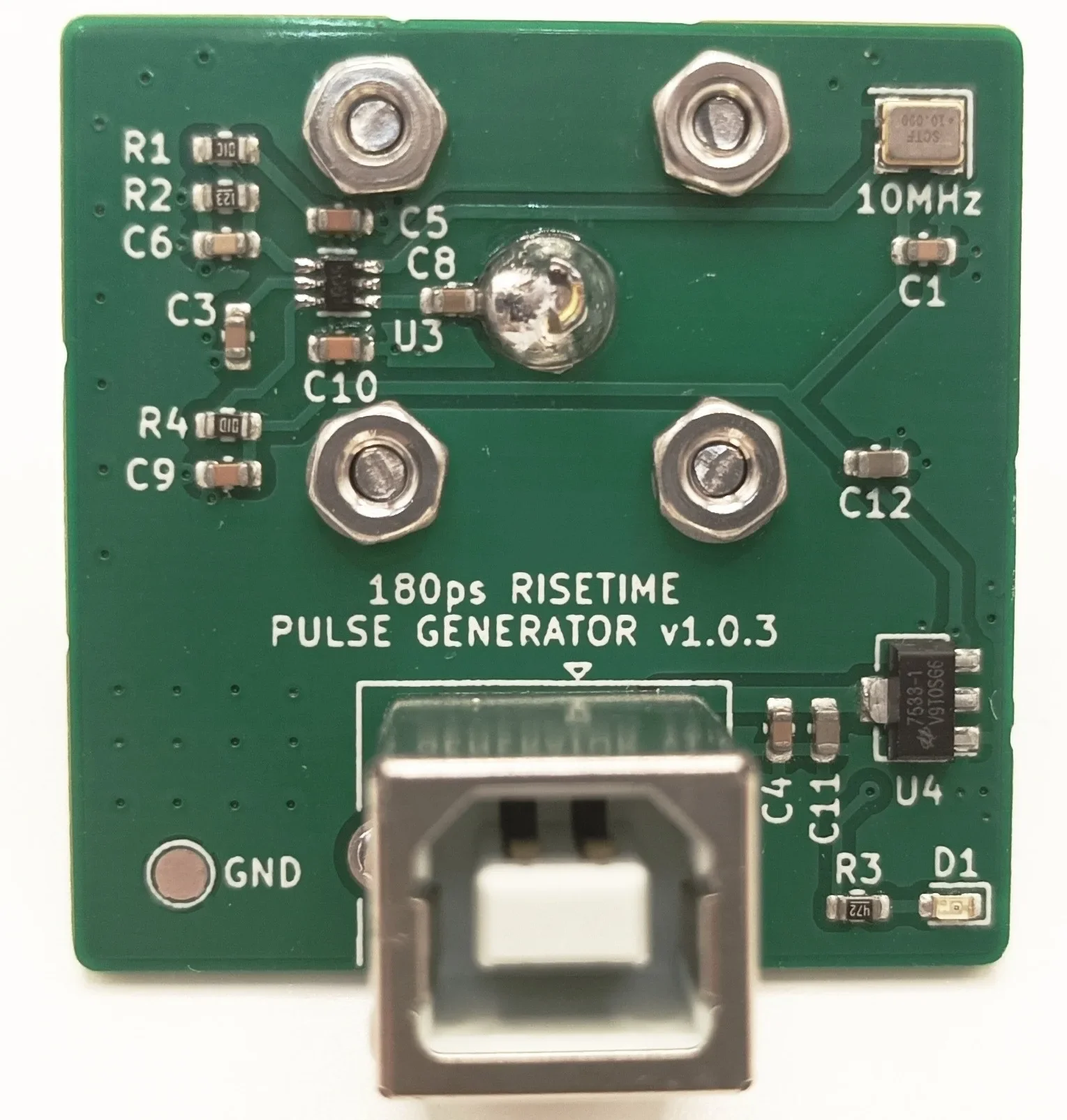 

Fast Edge Pulse Generator 180 Picosecond Rising Edge Measurement Oscilloscope Bandwidth TDR Measurement