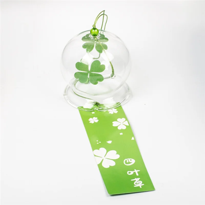 

A56X Glass Japanese Wind Chimes Room Decoration Home Doorbell Wall Hangings Outdoor Decoration