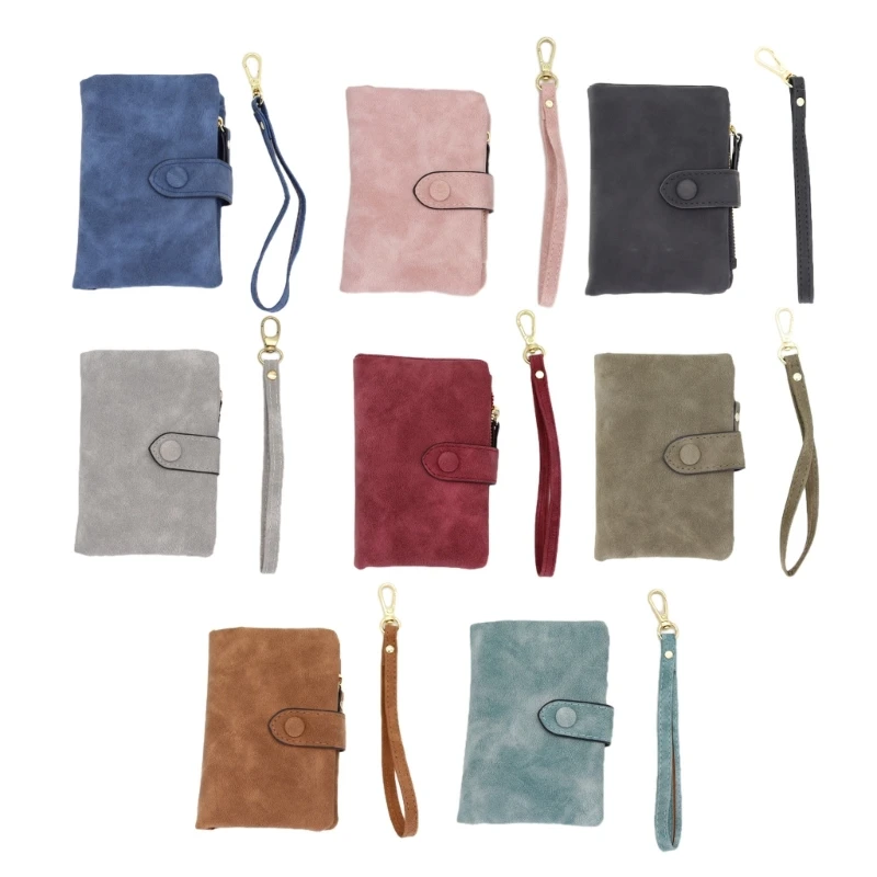

Elegant Women PU Leather Flower Print Short Wallet Coin Purse Credit Card Holder