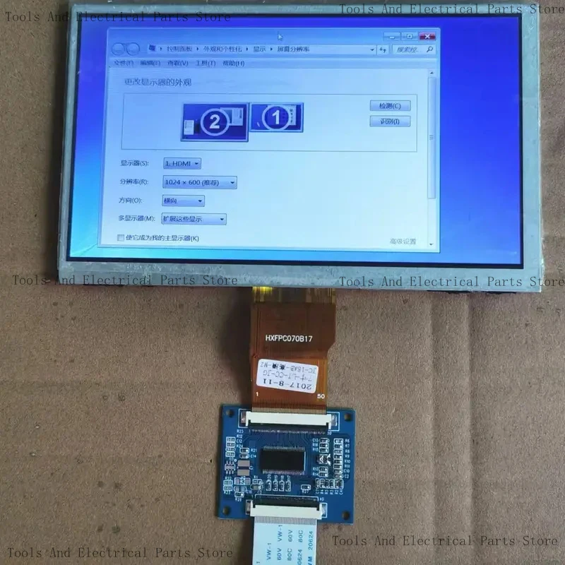 

Однопортовая 6-битная 40-контактная плата-адаптер LVDS-RGB с 50-контактным интерфейсом, универсальный интерфейс для 7-, 8- и 10,1-дюймовых дисплеев
