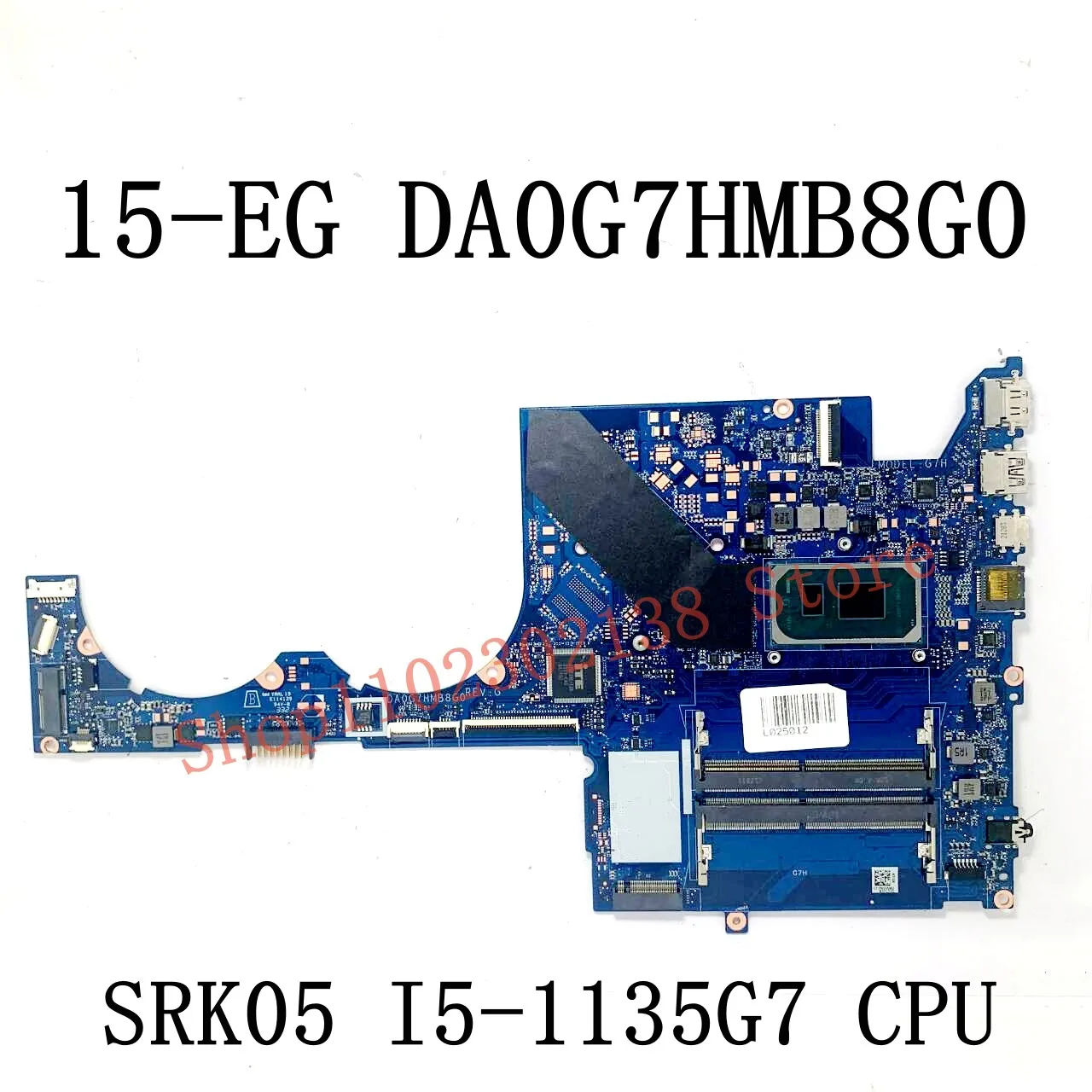 Imagem -02 - Placa-mãe Portátil para hp 15-eg gm Mx350 Mx450 M16344601 M97003-601 M16346-601 M23697-601 Da0g7hmb8g0 i5 i7 Cpu 100 Teste