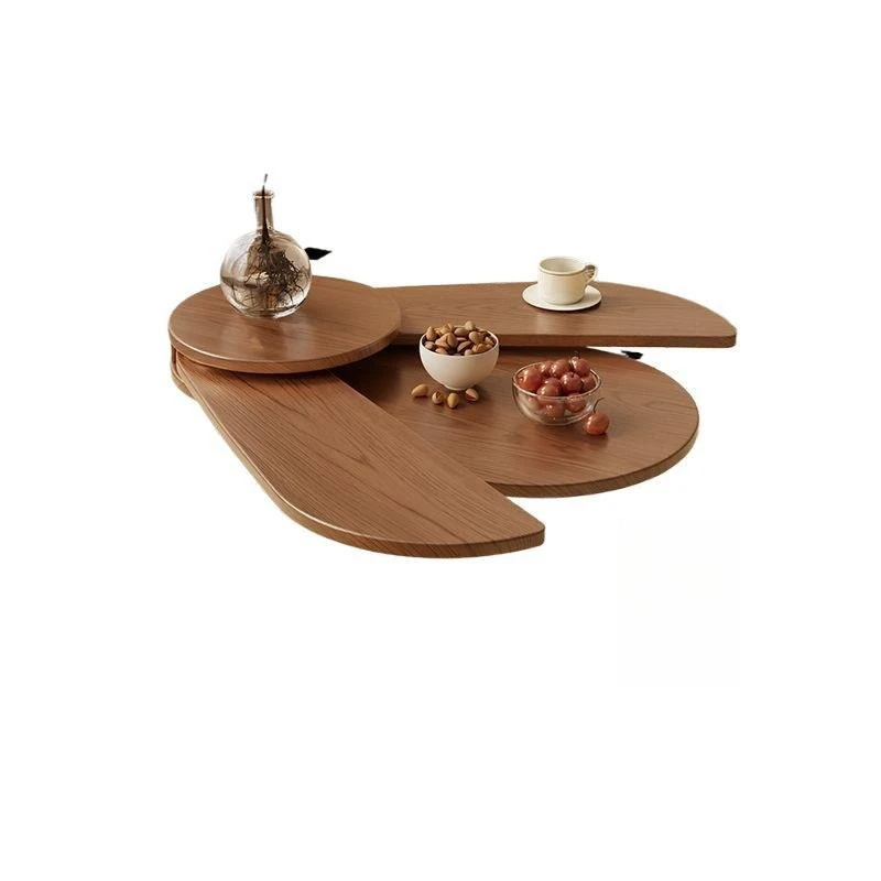 Solid wood coffee table foldable creative beetle special-shaped table small apartment living room balcony coffee table