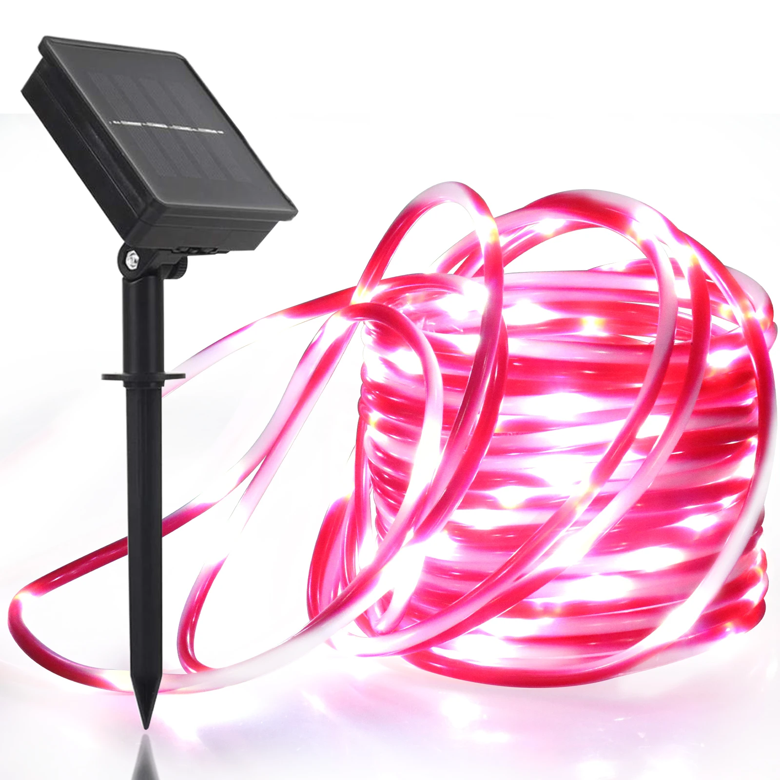 

Candy Color LED Solar Tube Light 10M Outdoor Festive Party Light Indoor Christmas Day Decoration Light