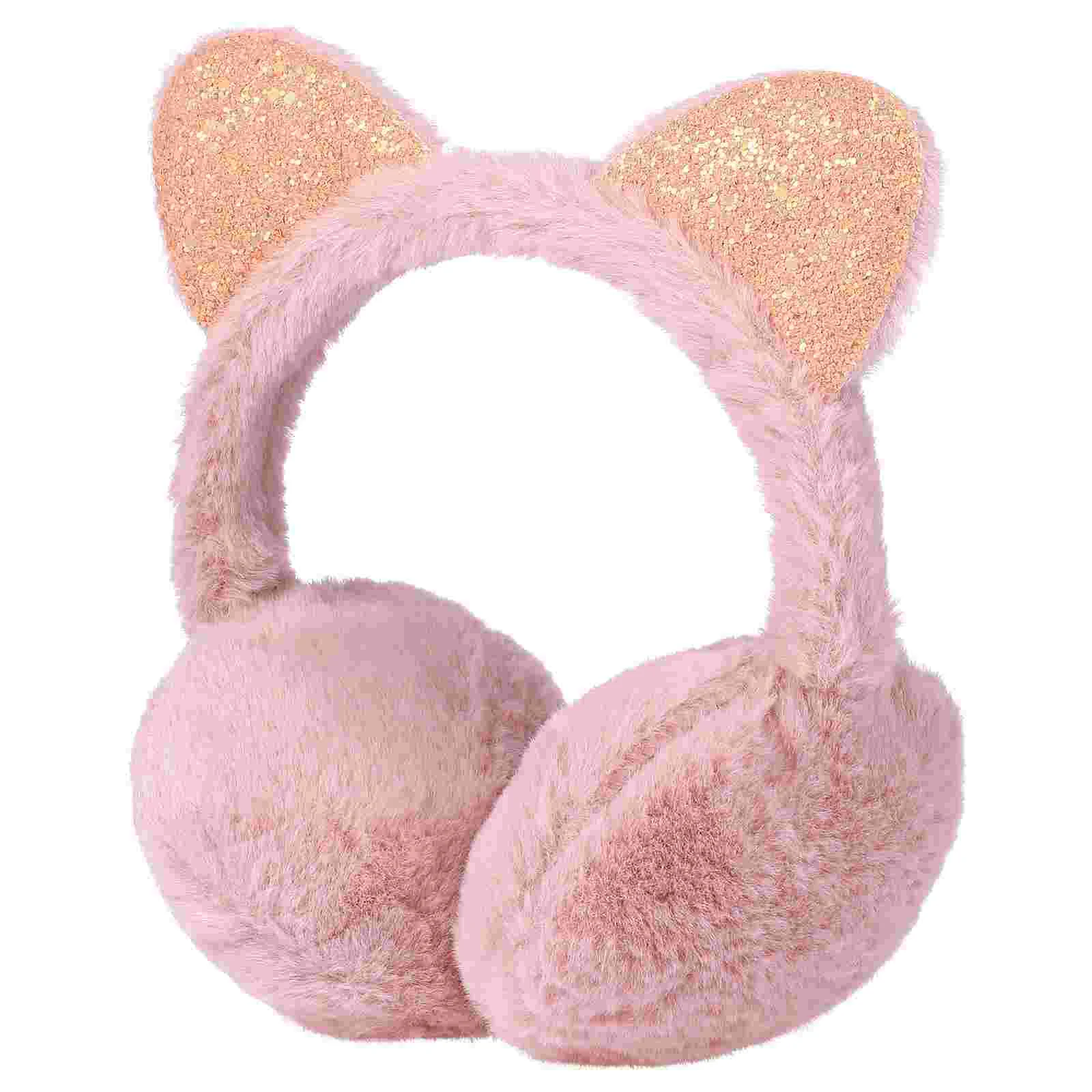 Halloween Ear Headband Baby Cat Costume Warmers for Women Toddler Plush Headbands