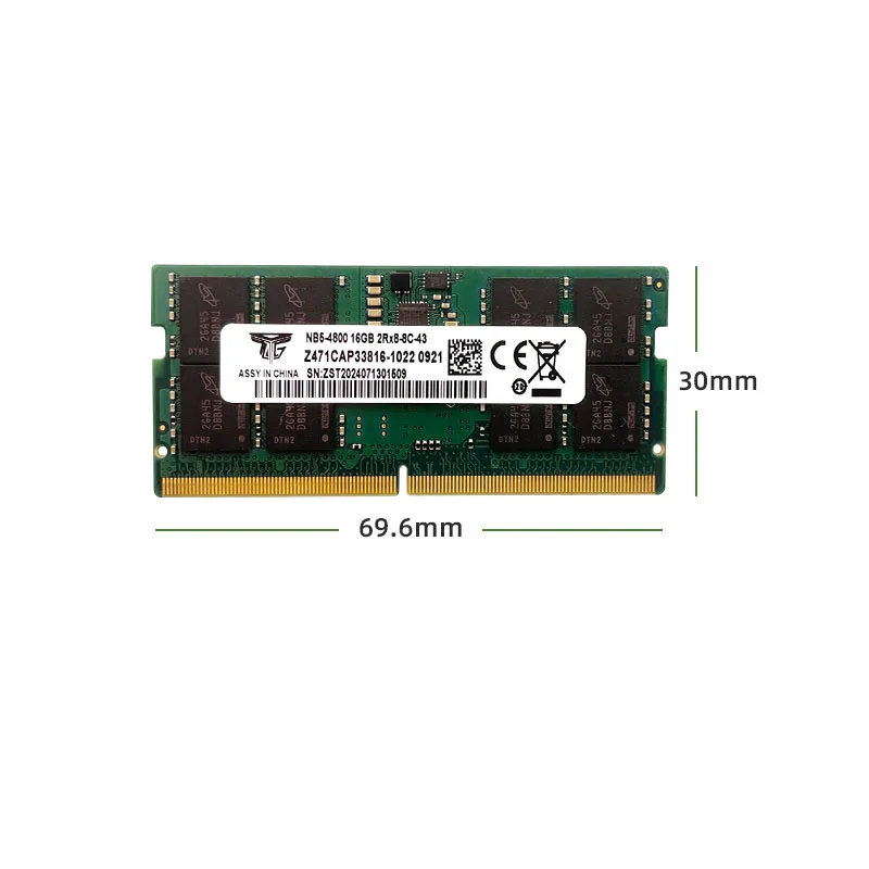 ラップトップコンピューターメモリモジュール,ddr5 RAM, 32gb,16gb,5200 mhz,5600 mhz,6000mhz,ゲーマー向けデザイン,ビジネスノートブックRAM,グリーン