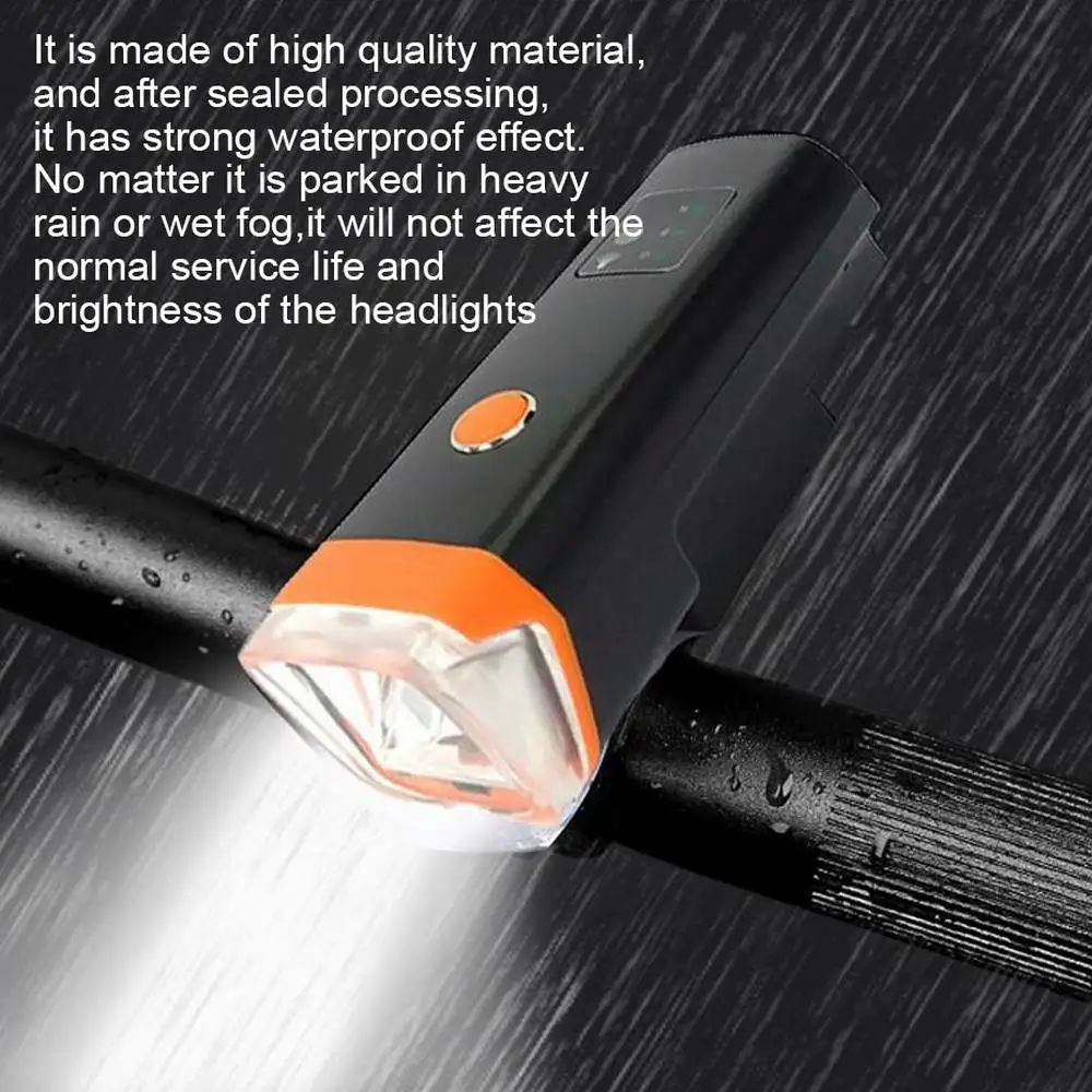 2000mAh Induction Bike Light Front USB Rechargeable Smart Headlight High Lumen LED Bicycle Lamp Cycling FlashLight