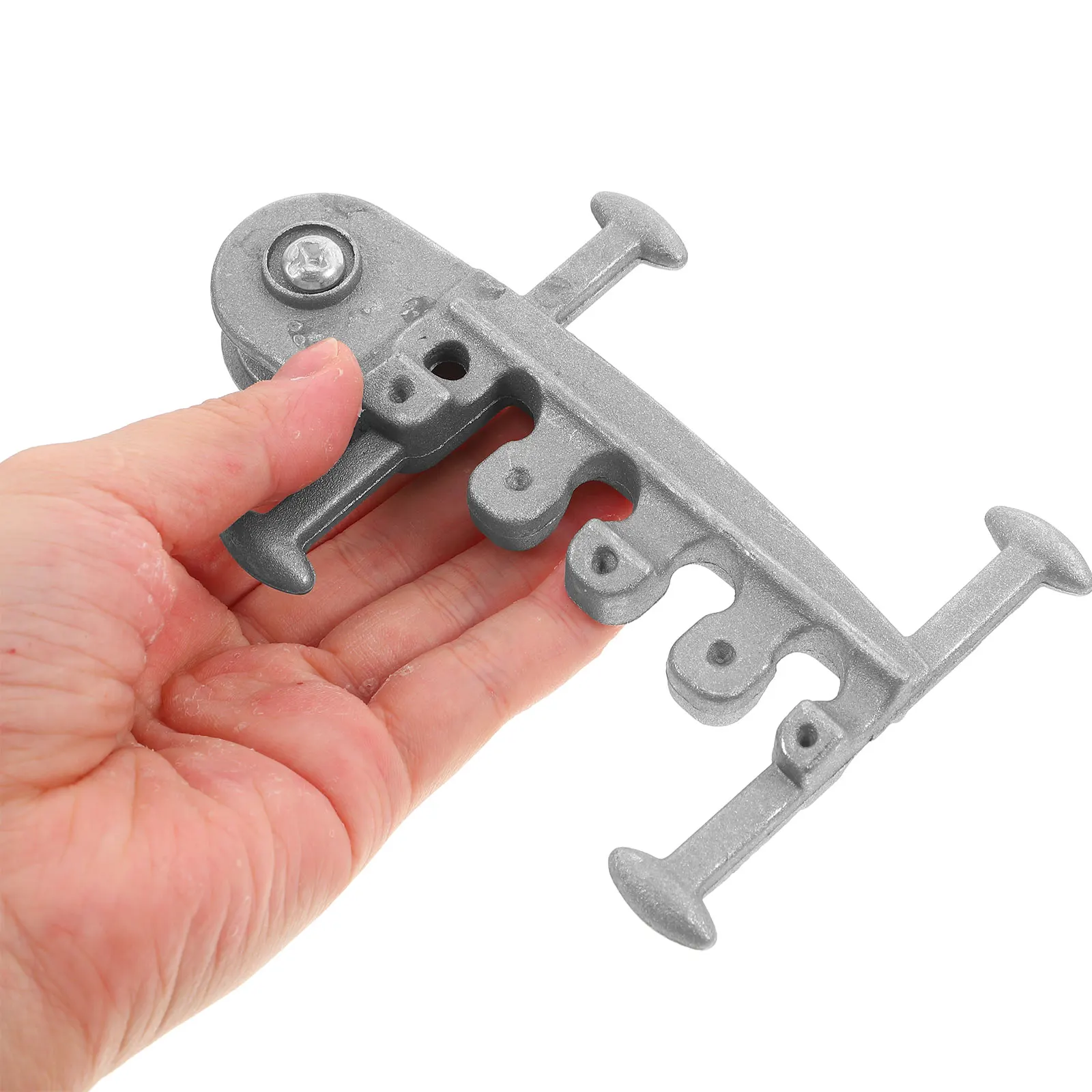 

2pcs Aluminum Alloy Pulley Ventilation System Greenhouse Accessories Four Claw Metal Wind Resistant for Grape Vegetable