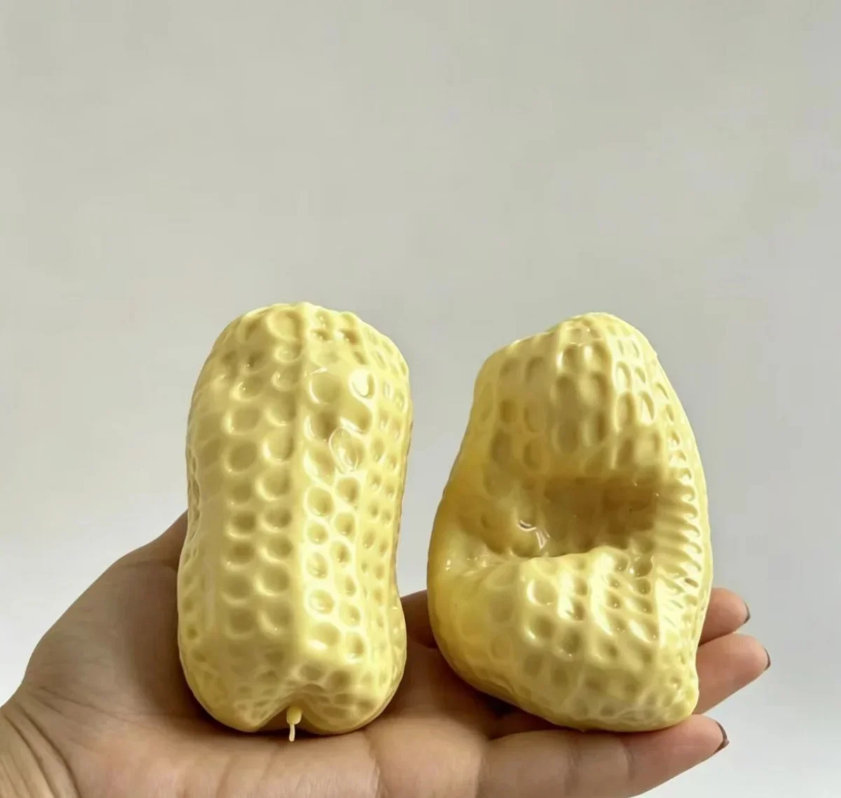 Squishy Peanut Stress Ball Squeeze Toy No Rebound Buttery-Soft Feel Fidget Toy ASMR Sensory Anti Stress Toys for Adults