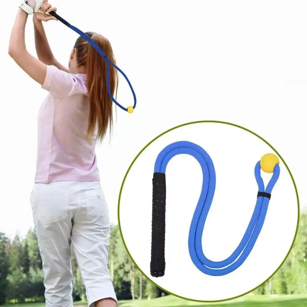 

Nylon Golf Swing Practice Rope Adjustable Soft Golf Swing Training Aid Sweat Absorption Breathable Golf Posture Corrector