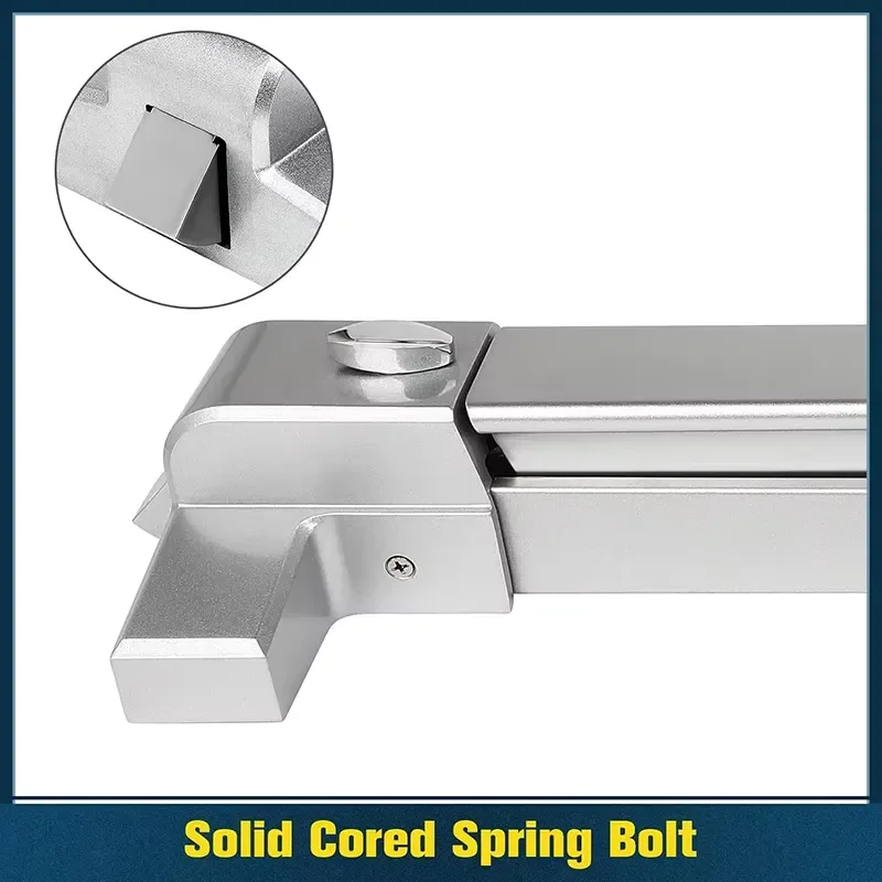 Emergency Exit Device Push Bar Panic Hardware Fire Escape Door Lock Safety Release Mechanism for Commercial Building Security