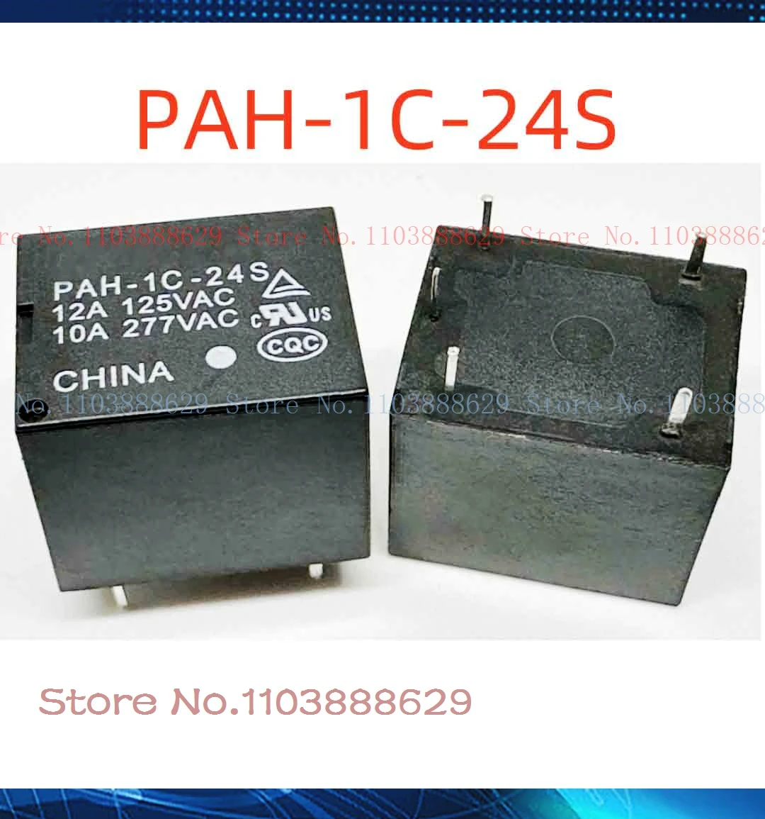 PAH-1C-12S PAH-1C-24S T73-1C 10A 5