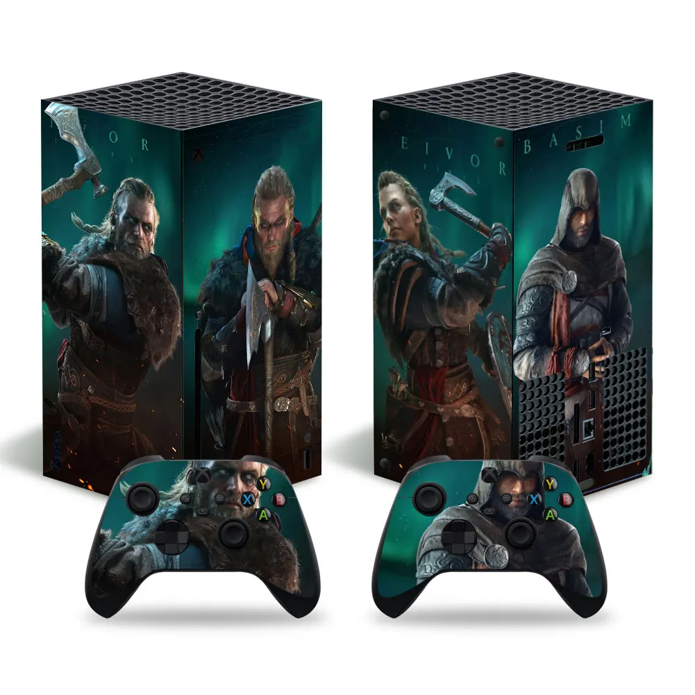 valhalla Fighter Game Xbox series x Skin Sticker Decal Cover XSX skin 1 Console and 2 Controllers Skin Sticker Vinyl XboxseriesX