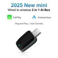 2025 NEW 2 In 1 Wireless Carplay AI Box Android Auto Plug And Play Applicable To Convert Original Car Wired Carplay To Wireless