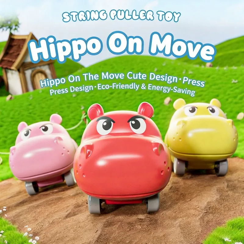 Niedliche Haustiere, kleine Autos, Babyspielzeug, Babypressen, Trägheitsspielzeug, sichere Materialien, Übung, Hand-Auge-Koordinationsfähigkeit, begleitendes Baby