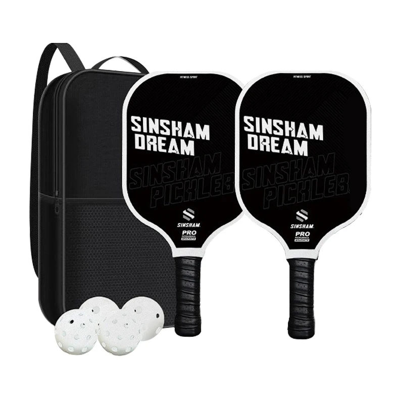 Pickleball Paddles Carbon Fiber Surface USAPA Approved Seat Pickleball Paddle Racket Honeycomb Core Gift Kit Indoor Outdoor