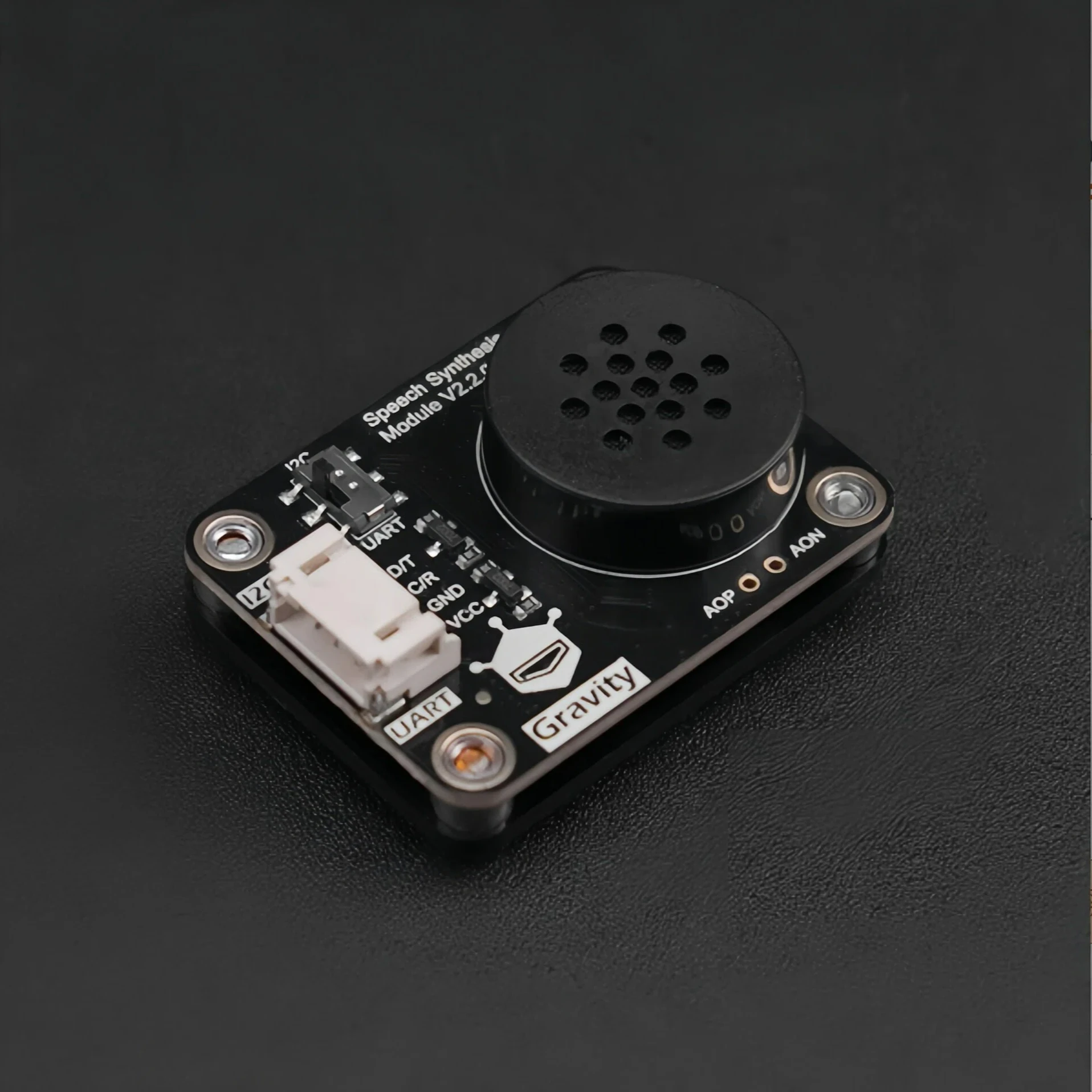 Gravity Chinese & English Speech Synthesis Module V2.0 TTS I2C/UART with Built-in Speaker for Arduino