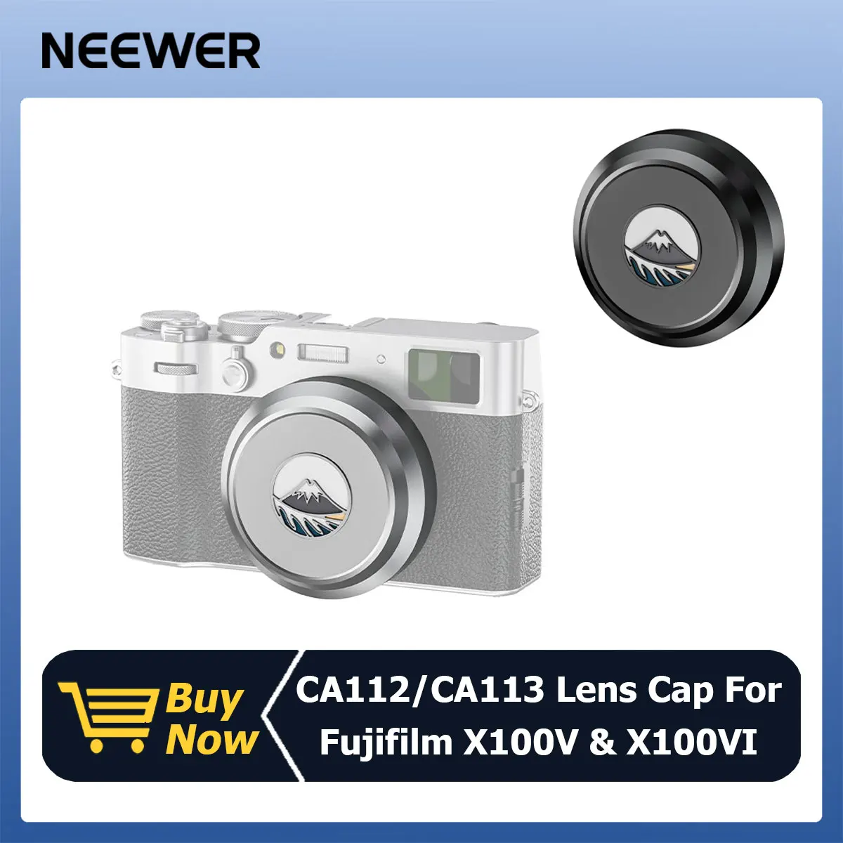 NEEWER CA112/CA113 Lens Cap Dust Cover For Fujifilm Fuji X100V & X100VI Camera Accessory