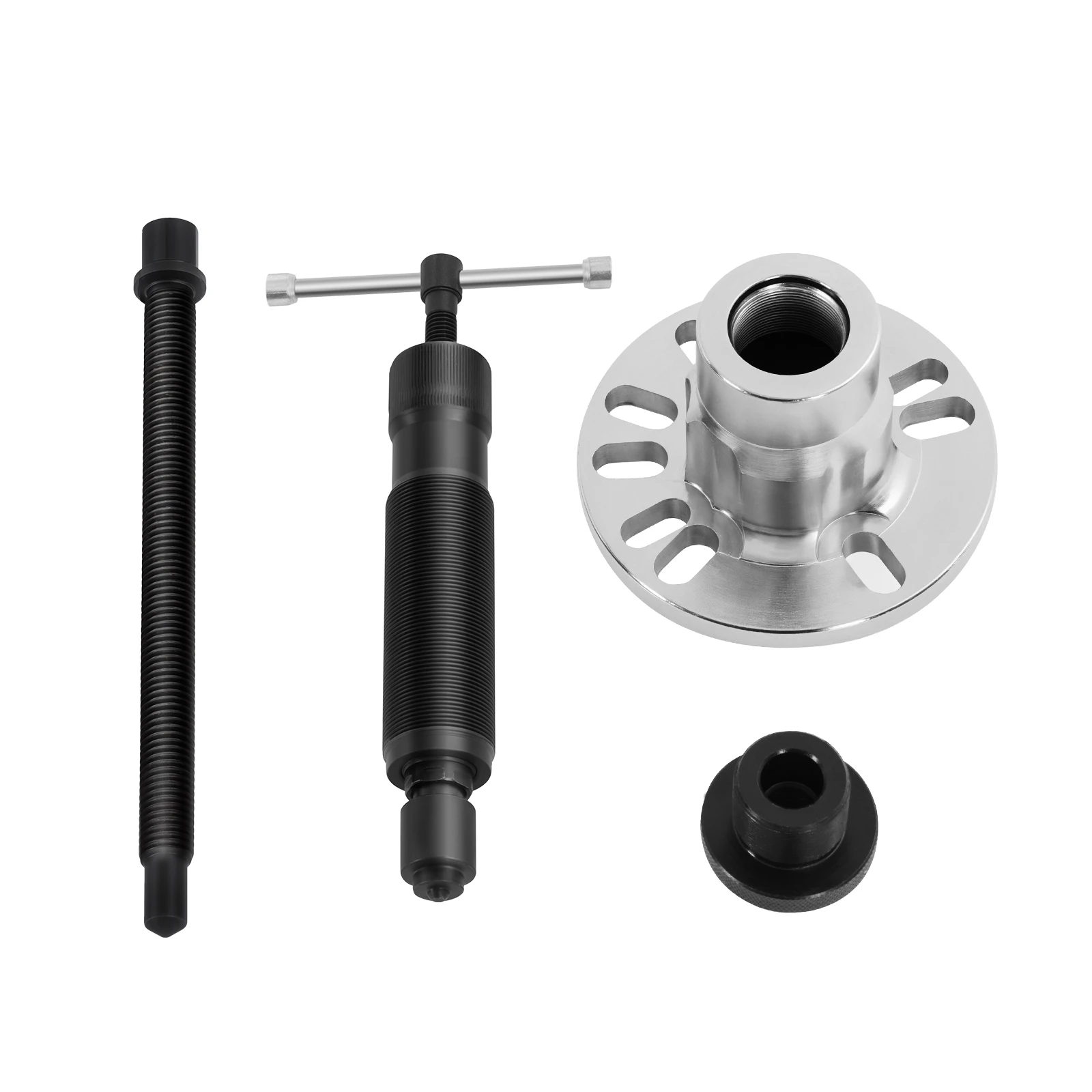 Kit d'outils de démontage de roues hydrauliques 10T, pour moyeu de roue à 4/5 trous, 45 #   Acier au carbone, démonte-roues, kit professionnel de démontage de roues