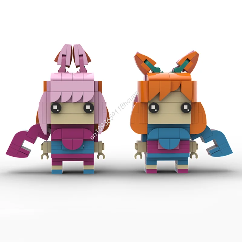 

174pcs MOC Kat Ana Brickheadz Model Building blocks Assemble Kids Birthday DIY toys Education idea Christmas gifts