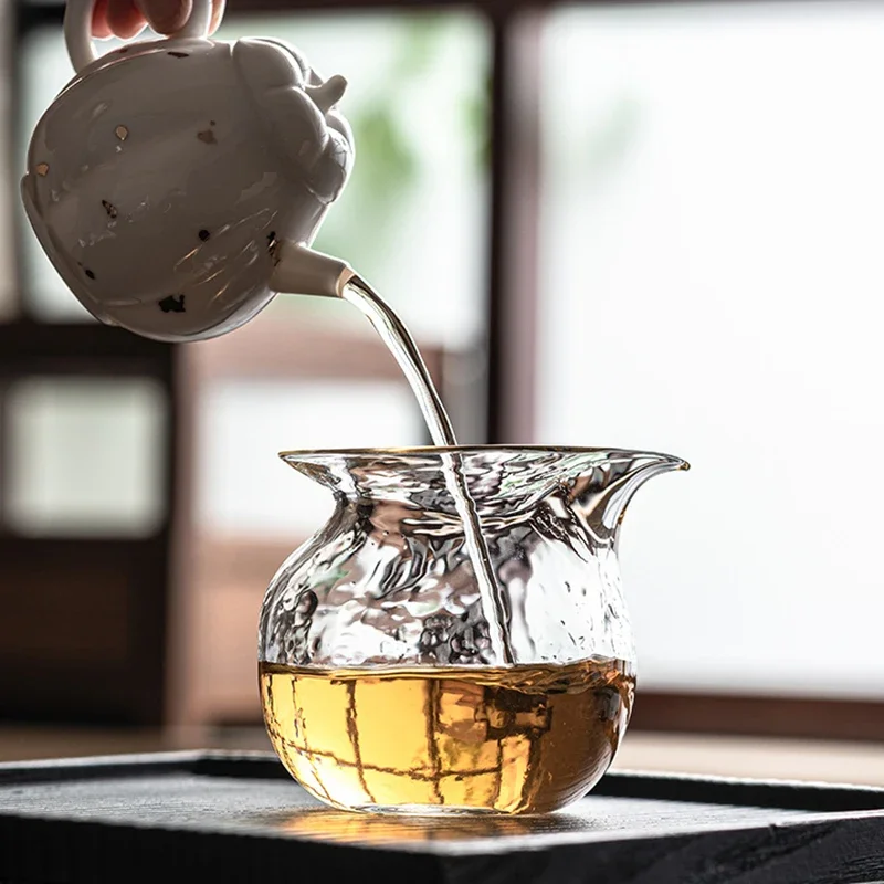 Blessing Bag Fair Cup High Borosilicate Heat-resistant Glass Tea Dispenser Large Glass Chahai Single Kung Fu Tea Set