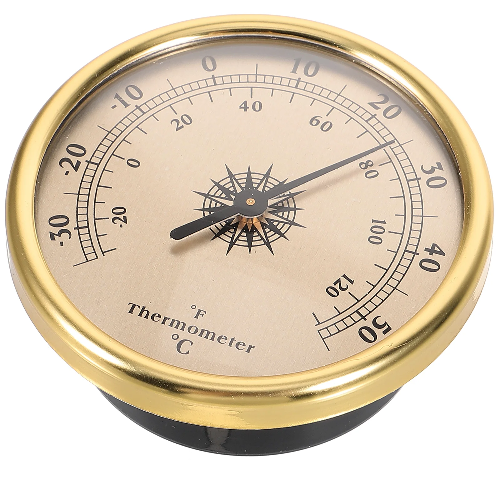 

Fruit Metal Thermometer Hygrometer Thermostats Aluminum-magnesium Alloy Temperature Gauge