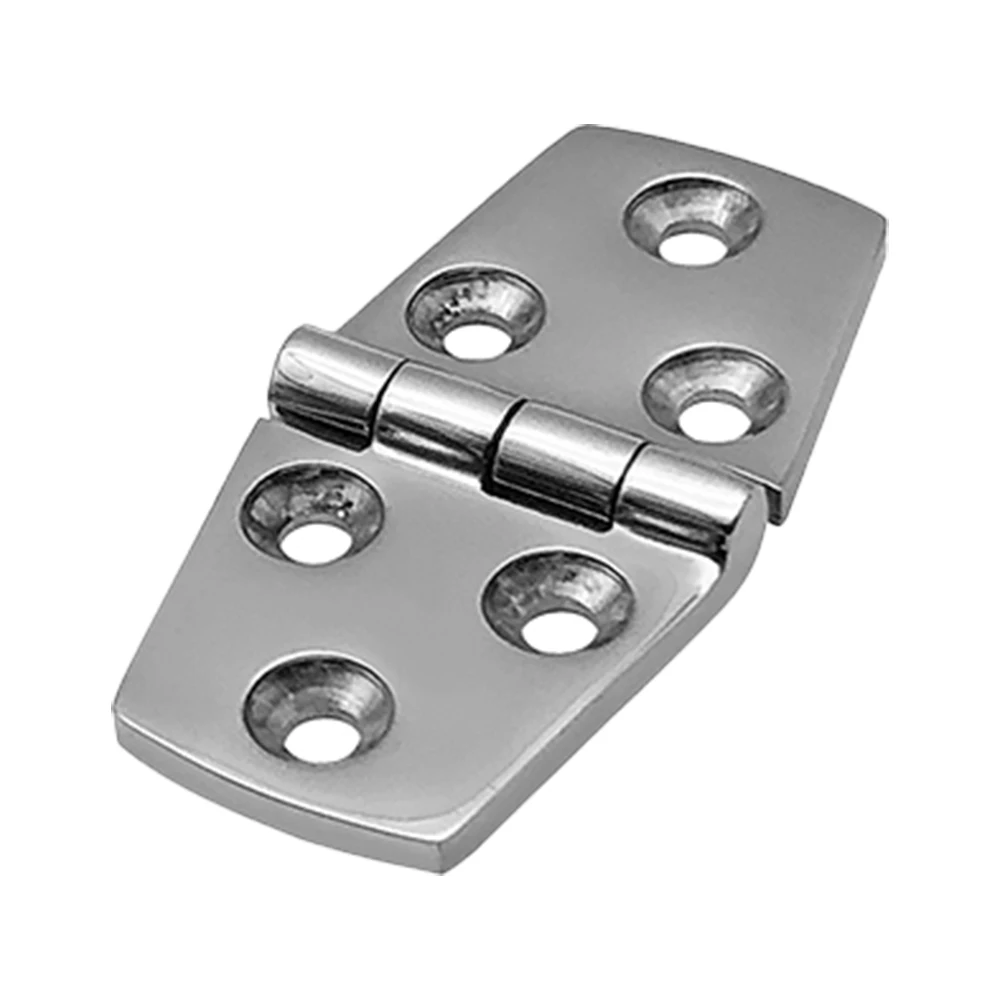 

Петли для лодок из нержавеющей стали 76*38 мм 316, 6 отверстий, сверхмощная литейная петля, морская петля для зеркальной полировки