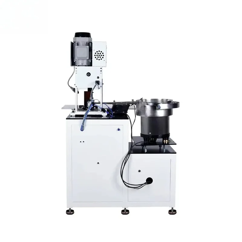 750W   Plate Feeding Terminal Wire Crimping Machine 0.5-6mm² Wire Cable Manufacturing Equipment