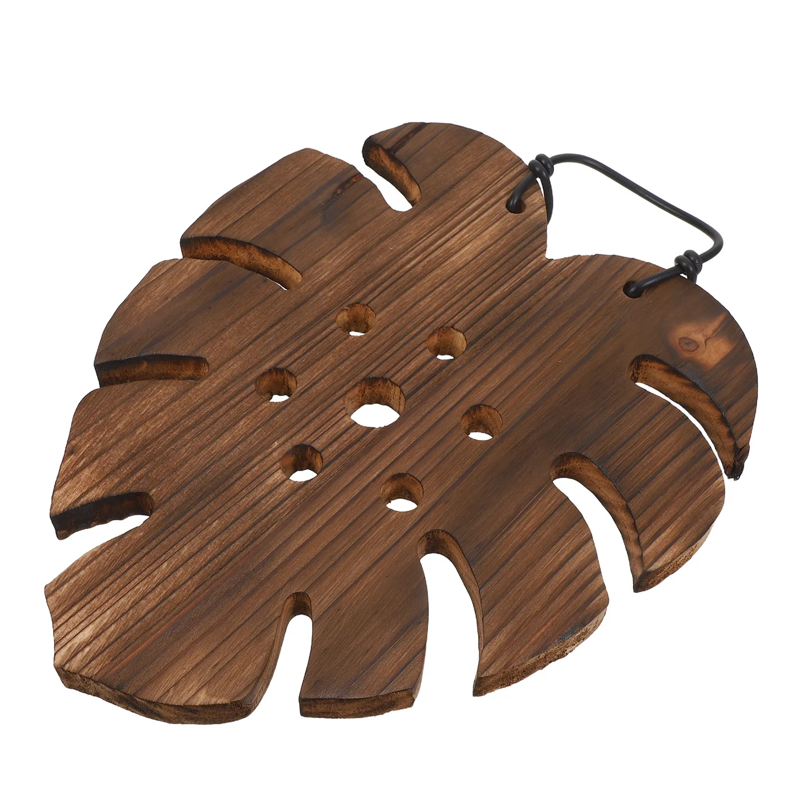 

Planter Mounting Board Hanging Plant Holder For Indoor Plant Decoration Monstera Leaf Shaped Boards For Wall-Mounted Display