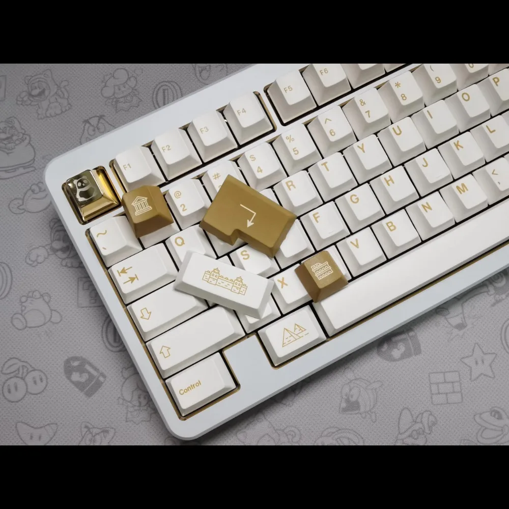 

GMK Civilizations Themed Keycap 170key PBT Custom Minimalist Keyboard Cap Cherry Profile Gaming KeyCap for Mechanical Keyboard