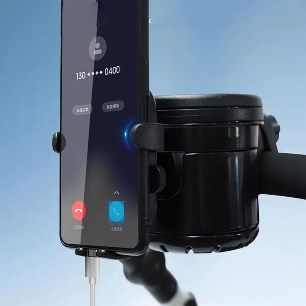 ホルダー360-°-回転式デュアル哺乳瓶携帯電話ホルダーベビーカーアクセサリーベビーカーカップホルダーバギーボトルホルダー