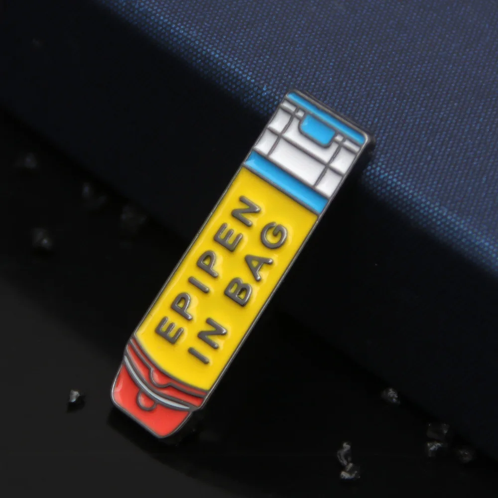 حقن الأنسولين المستنشق في حقيبة بروش الديكور المريض دبوس شارة الرجال والنساء التلبيب دبوس طبيب ممرضة هدية صغيرة #4