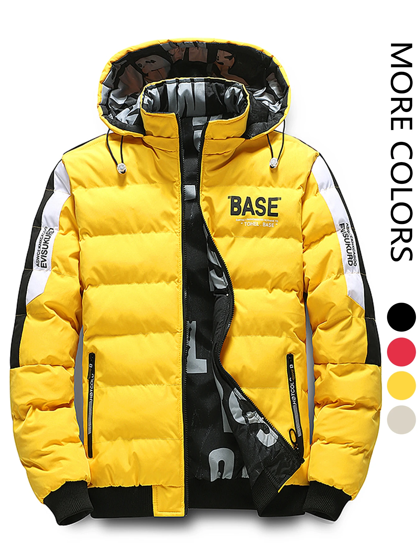 

Новая осенне-зимняя мужская хлопковая куртка, теплое и холодостойкое уличное хлопковое пальто — повседневная повседневная одежда